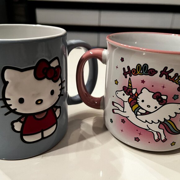 Hello Kitty Mugs (Set of 2‎ - NEW) - Picture 1 of 12